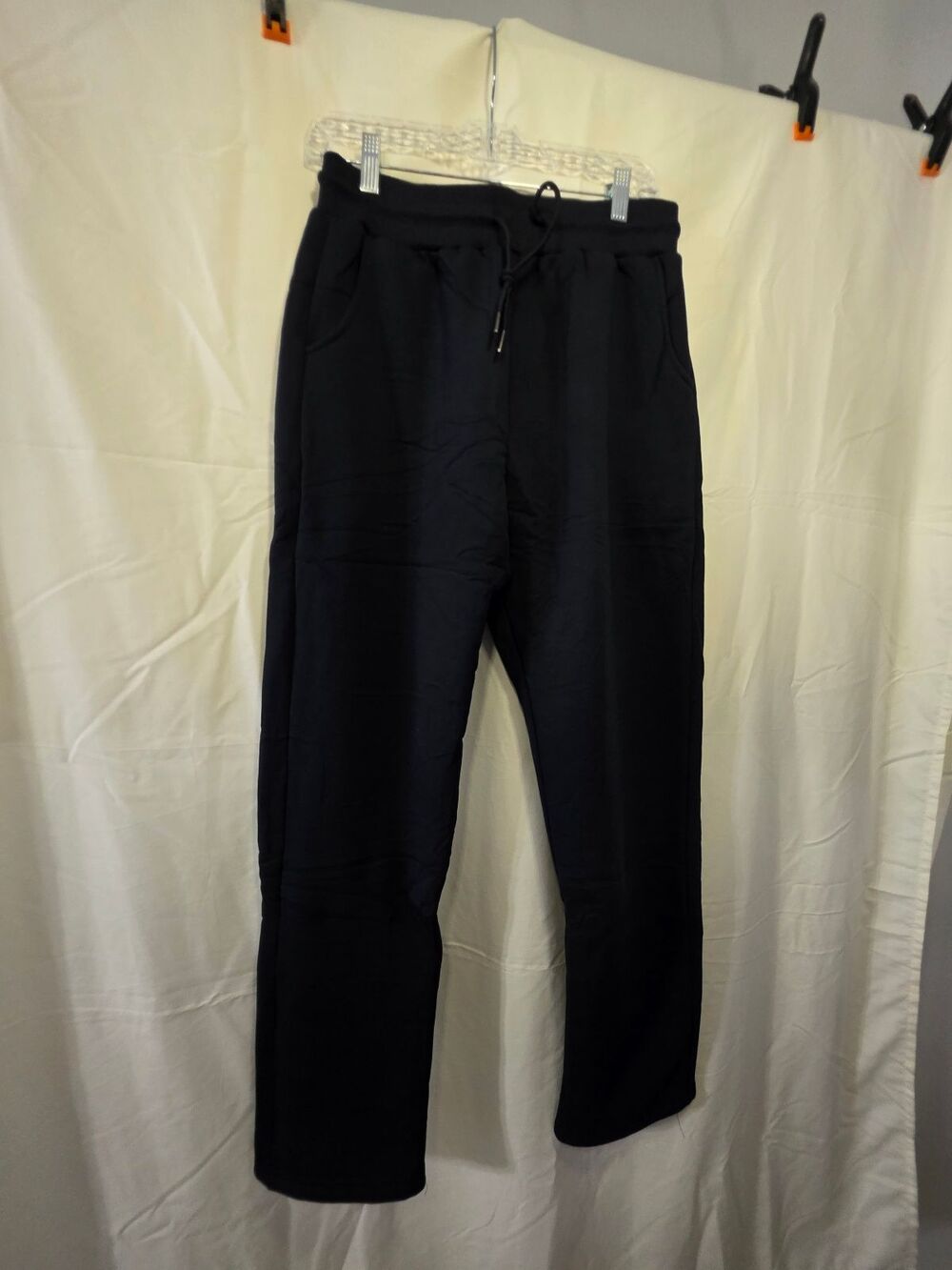 Zella Getaway Men's Black Jogger Sweatpants Size M Drawstring Fleece